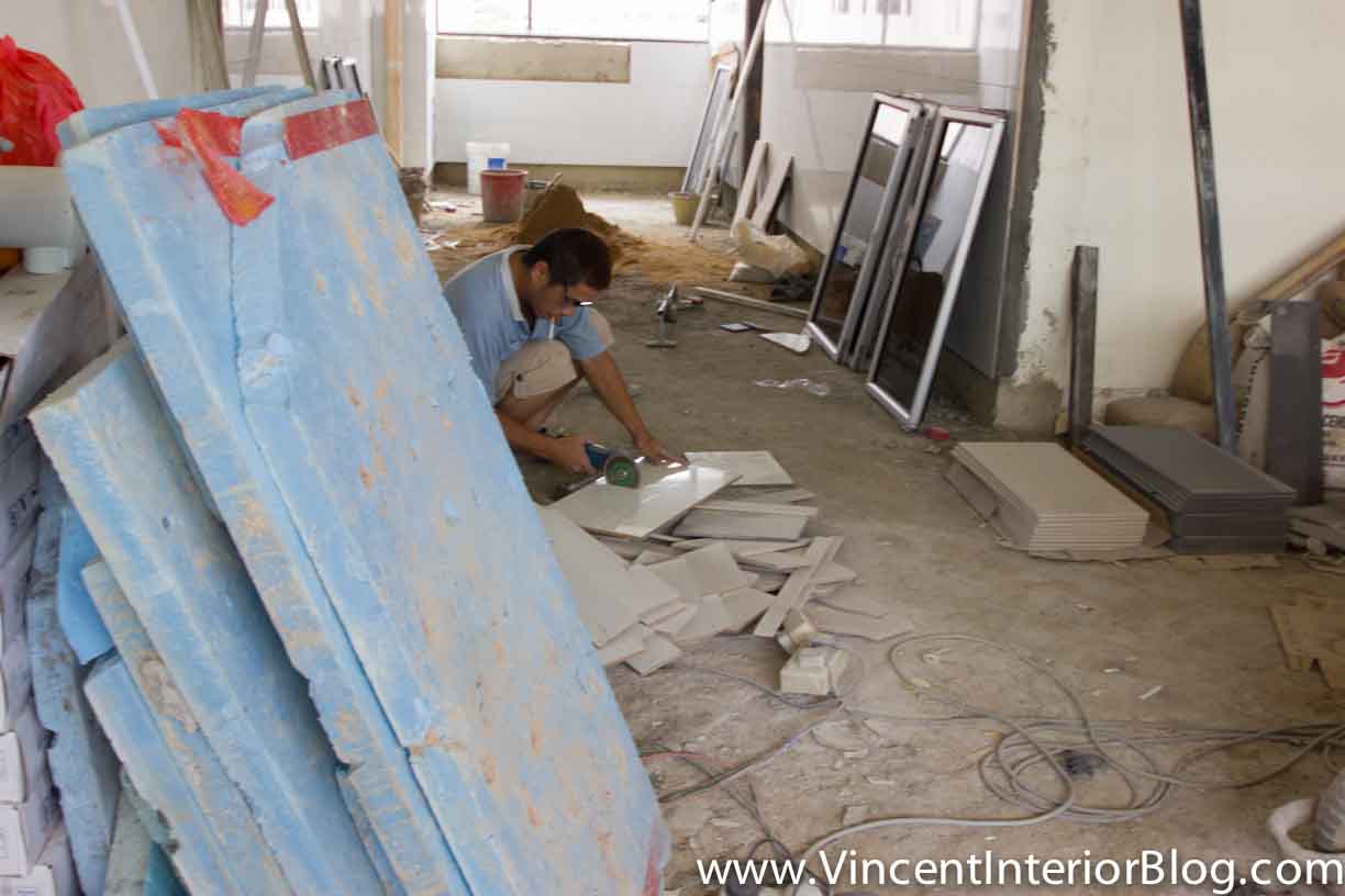 5 Room Yishun Tiling-Living Room 2