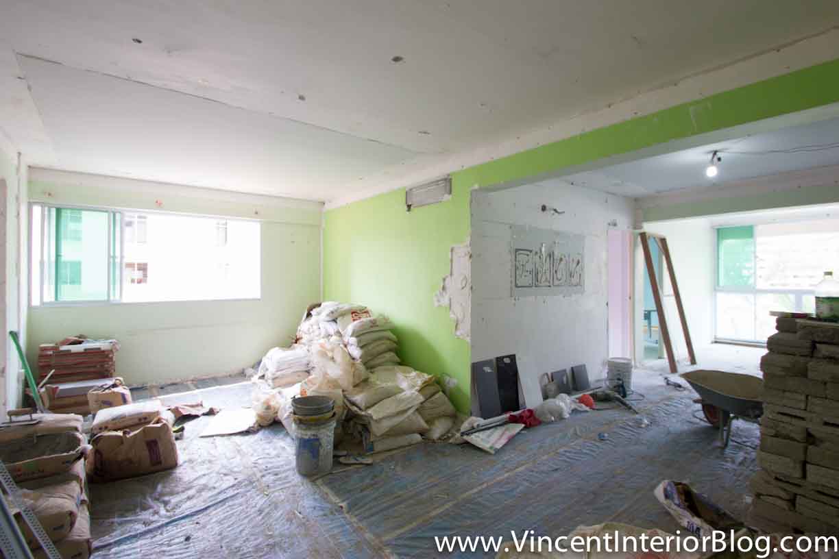 Sims Drive 5 room HDB point block Renovation BEhome design concept-Living Room 2