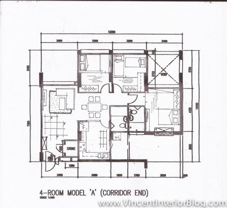 BEhome Design concept 4 room HDB-woodlands proposed layout